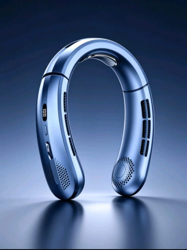 Saetta Bladeless Neck Fan — Portable, Hands-Free, 8H Battery