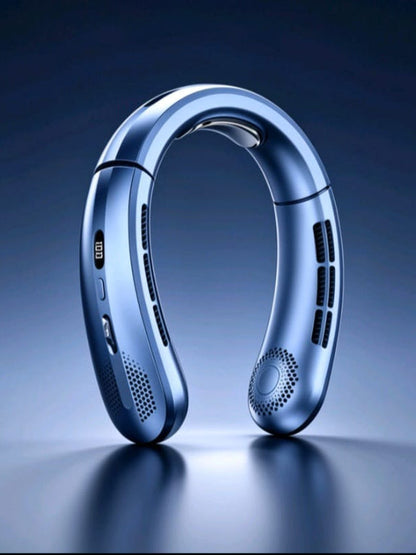 Saetta Bladeless Neck Fan — Portable, Hands-Free, 8H Battery