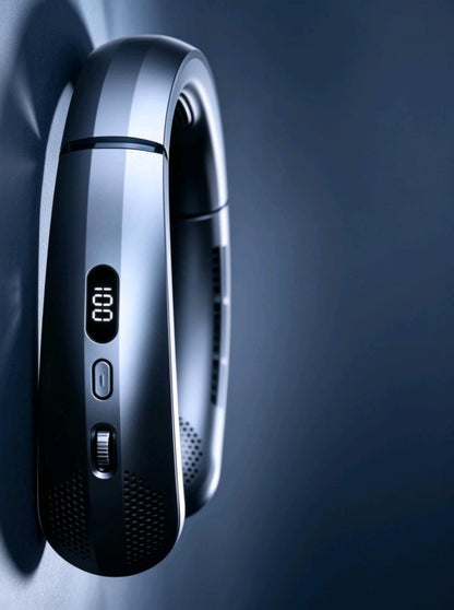 Saetta Bladeless Neck Fan — Portable, Hands-Free, 8H Battery