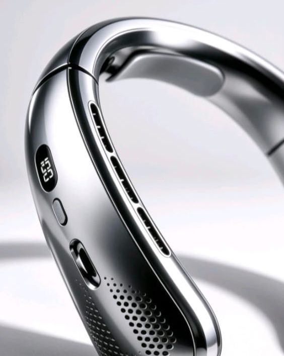 Saetta Bladeless Neck Fan — Portable, Hands-Free, 8H Battery