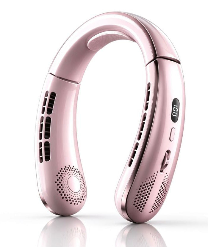 Saetta Bladeless Neck Fan — Portable, Hands-Free, 8H Battery