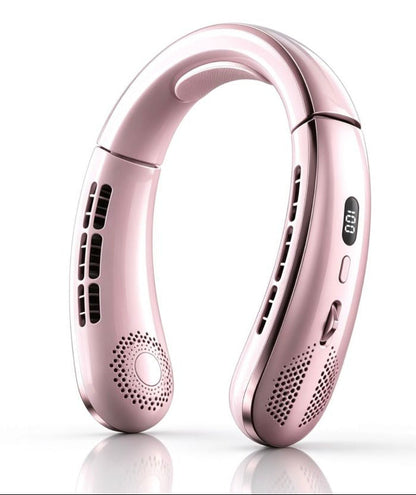 Saetta Bladeless Neck Fan — Portable, Hands-Free, 8H Battery